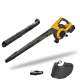 WORKSITE 3 In 1 Cordless Jobsite Blower Vacuum Mulching 20V Battery Powered Portable Handheld  Small Leaf Dust Blowers